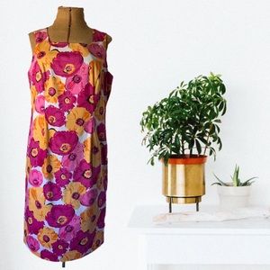 Vintage Floral Joan Rivers Dress Size 8